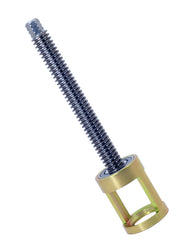 Our standard spring cage is designed to work perfectly with most popular small to large diameter valve springs. Assembly is 8" long and includes retainer housing, bearing, and lead screw. Tapered flange to self-center the spring.  1.610" O.D / .800" I.D